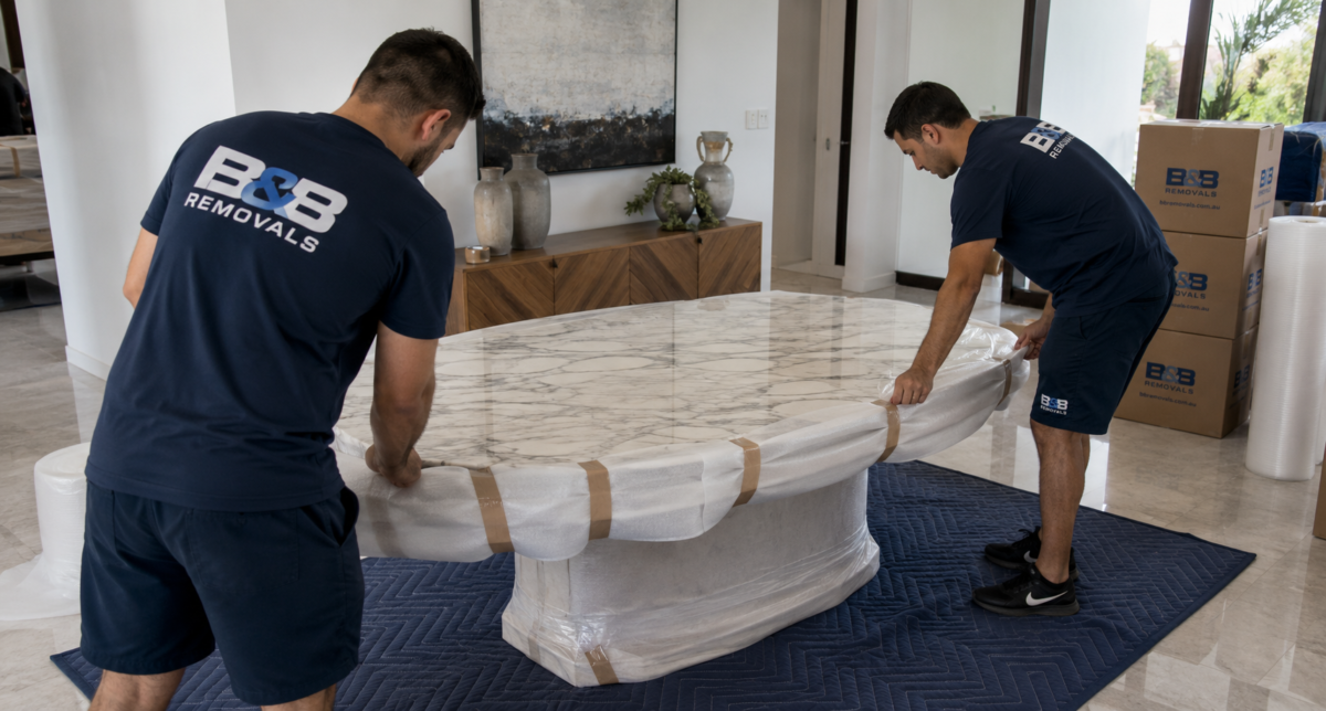 Protecting a Marble Dining Table During an Interstate Move