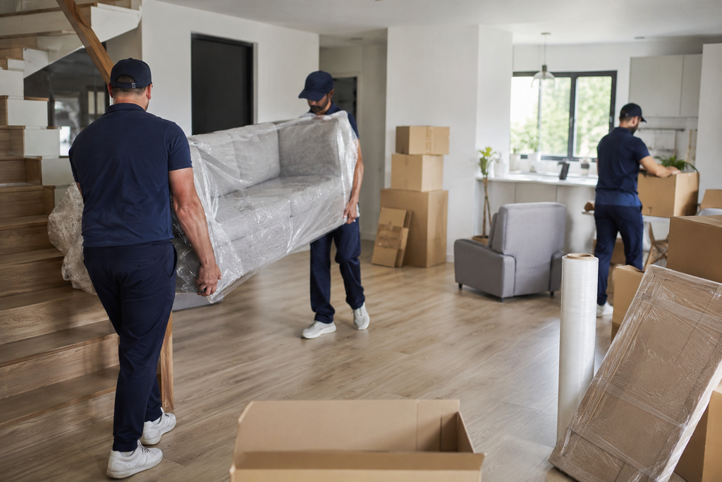 Removalists Sydney working inside a home during a residential move